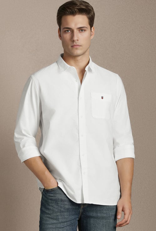 LP JEANS Solid Slim Fit Shirt