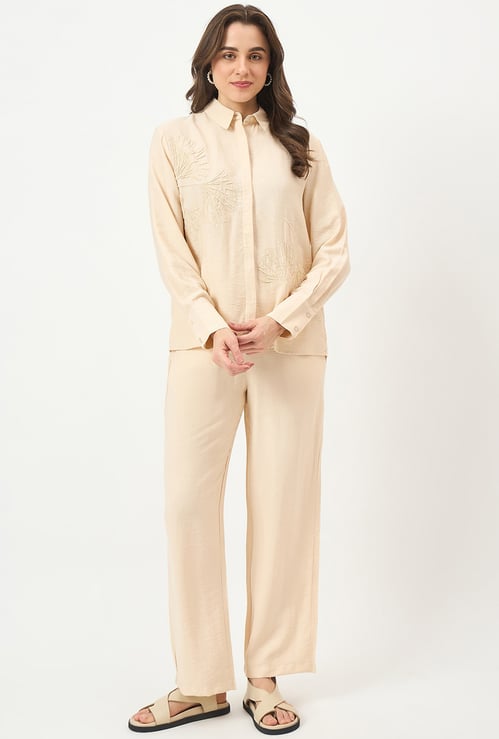 MADAME Embroidered Elegant Co-Ord Set