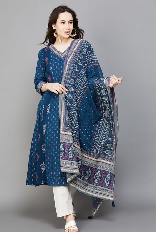 SPAN Ethnic Motif Dupatta