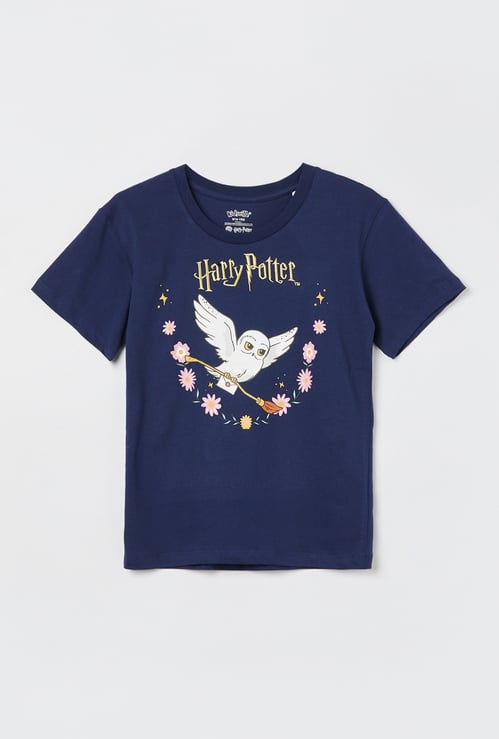 KIDSVILLE Girls Harry Potter Print T-shirt
