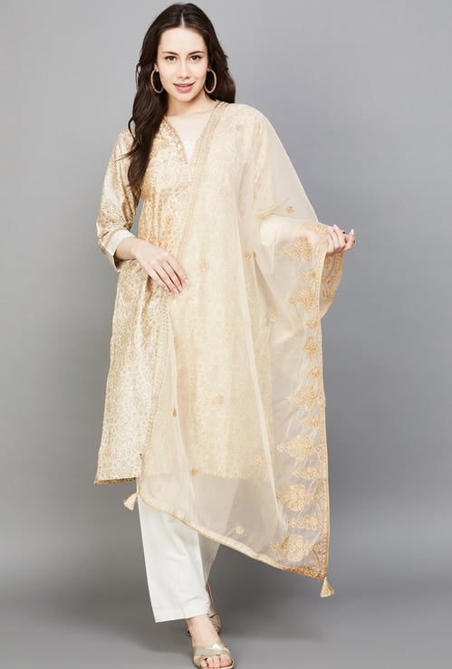 SPAN Embroidered Dupatta