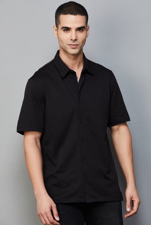 CELIO Solid Regular Fit Shirt