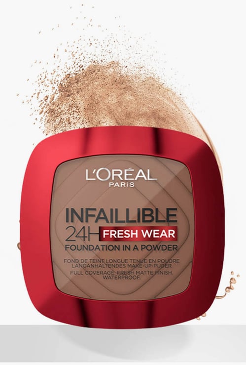 L'OREAL PARIS Infallible 24H Fresh Wear Foundation in a Powder - 375 - 9g