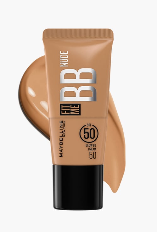 MAYBELLINE Fit Me SPF 50 Glow BB Cream - 50 - 25ml