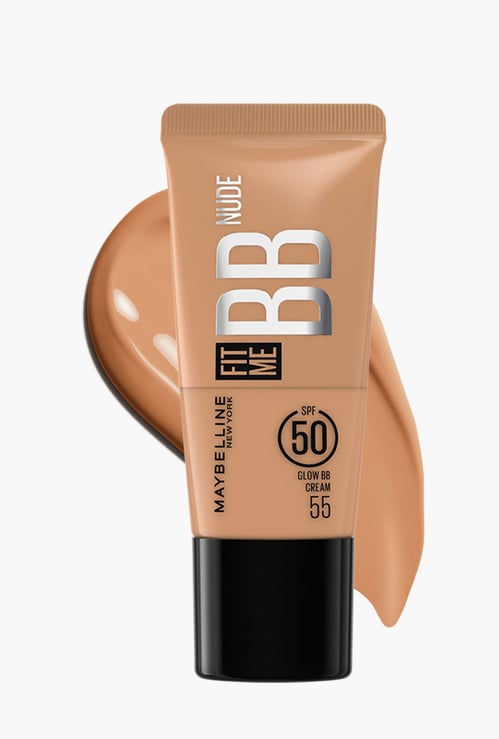 MAYBELLINE Fit Me SPF 50 Glow BB Cream - 55 - 25ml