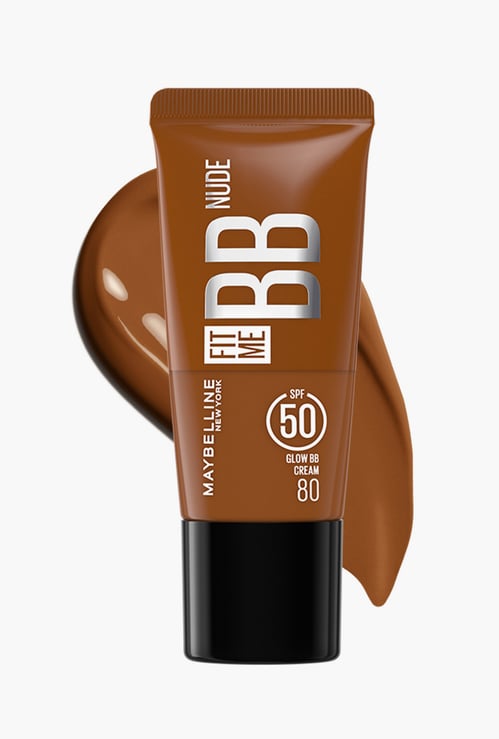 MAYBELLINE Fit Me SPF 50 Glow BB Cream - 80 - 25ml