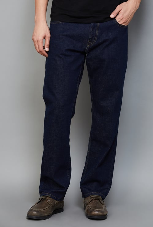 SPYKAR Dark Wash Comfort Fit Jeans