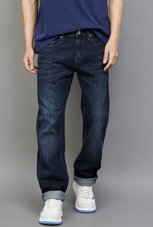 FLYING MACHINE Washed F99 Jango Jeans (Loose)