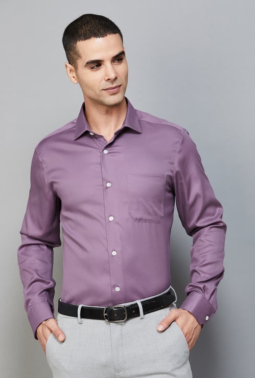 LOUIS PHILIPPE Solid Classic Fit Formal Shirt