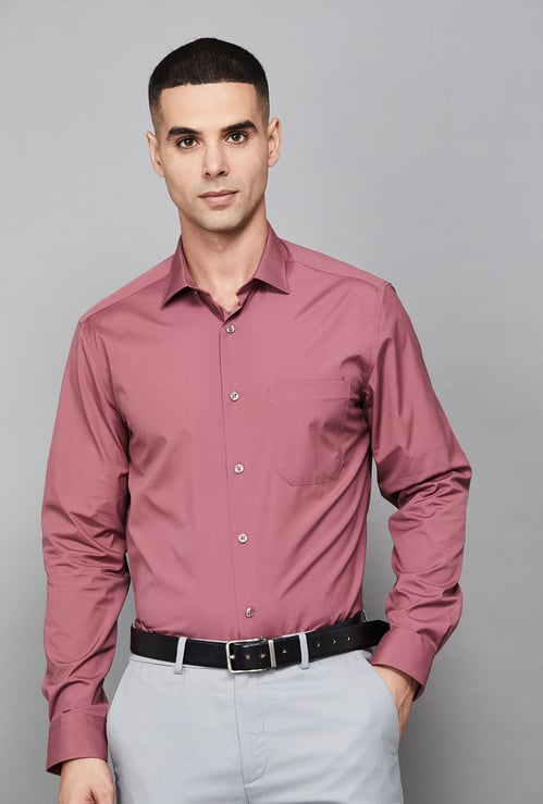 LOUIS PHILIPPE Solid Classic Fit Formal Shirt