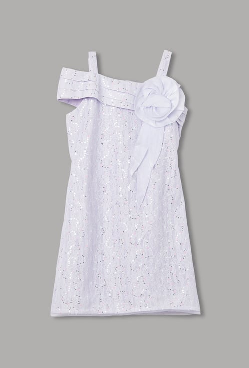 PEPPERMINT Girls Sequined Shift Dress