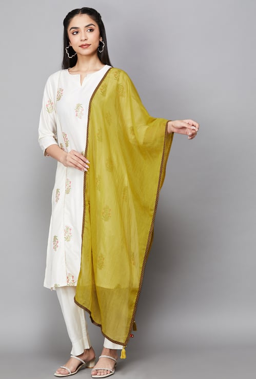 SPAN Checked Dupatta