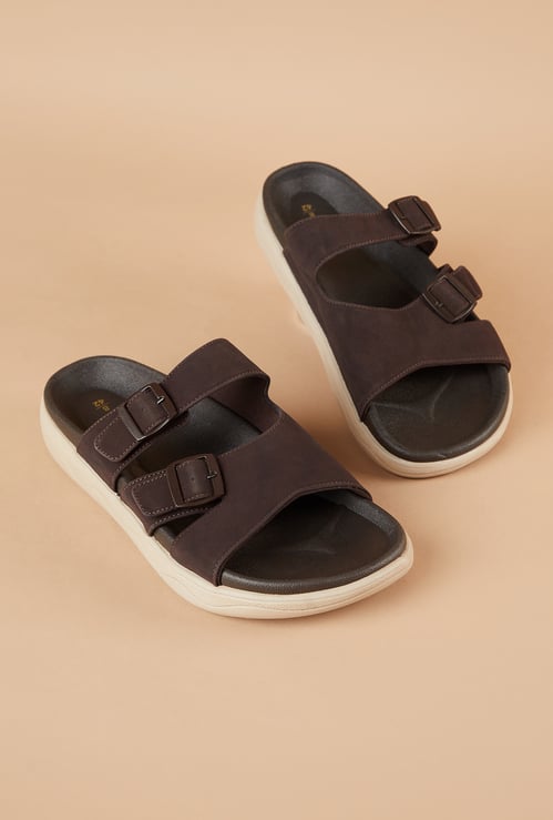 CODE Sandals with Buckle Closure