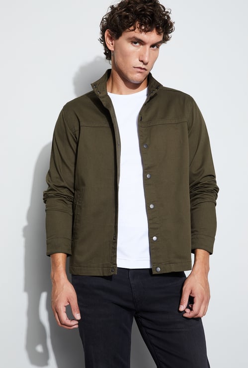 CODE Solid Casual Jacket