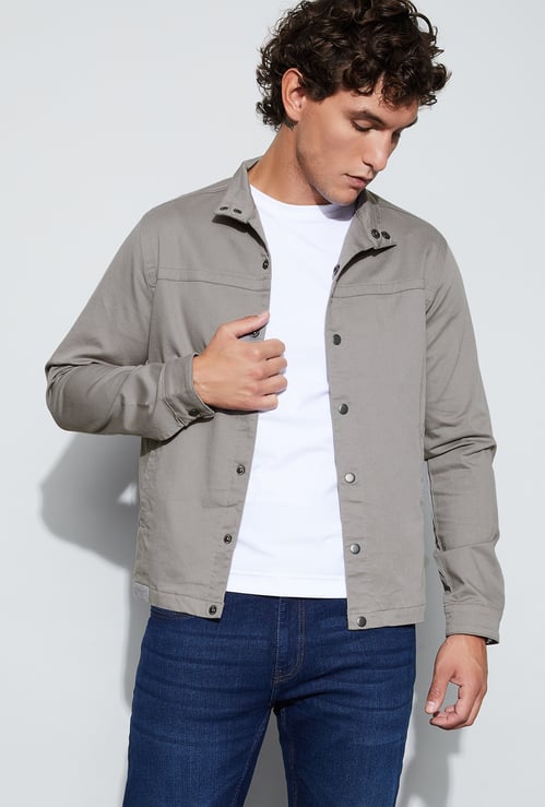 CODE Solid Casual Jacket