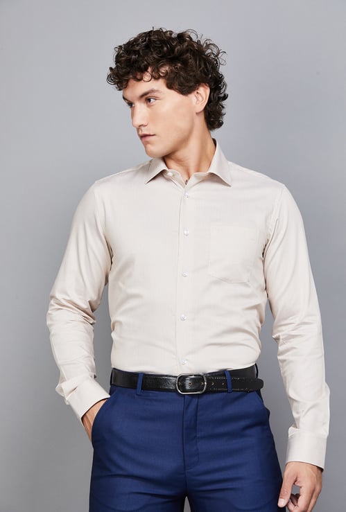 BLACKBERRYS Striped Slim Fit Formal Shirt