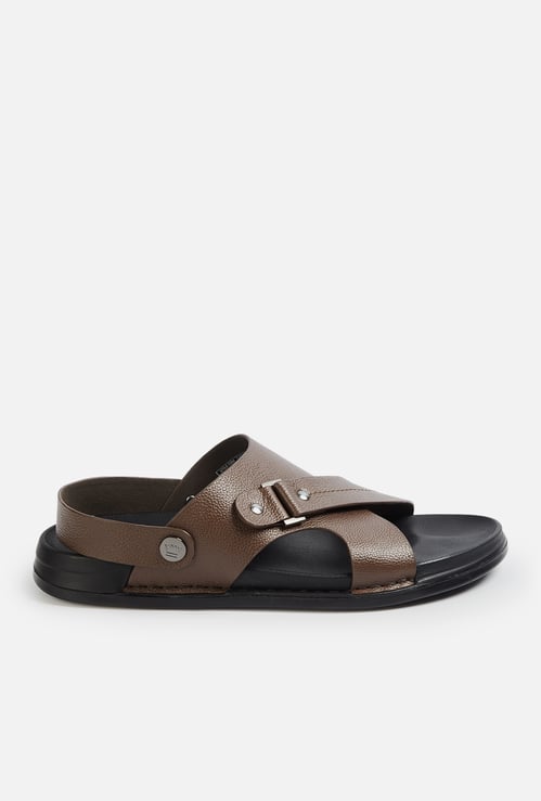 LOUIS PHILIPPE Textured Sandals