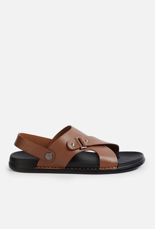 LOUIS PHILIPPE Textured Sandals