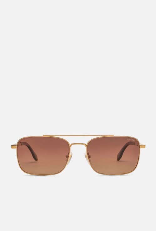 POLICE Polarised Rectangle Sunglasses - SPLV92K57300Z