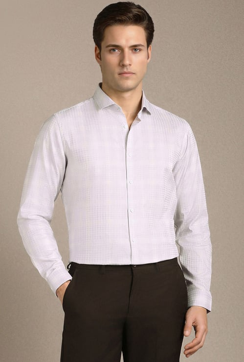 LOUIS PHILIPPE Textured Slim Fit Formal Shirt