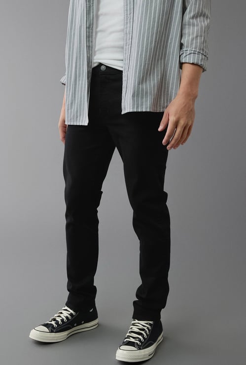 AMERICAN EAGLE Washed Slim Tapered Jeans
