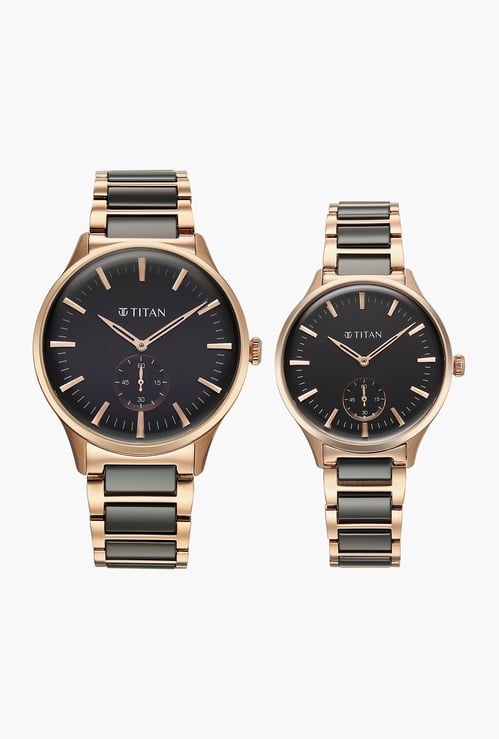 TITAN Modern Bandhan VIII Couple Analog Watch Set - 9401394213KD01