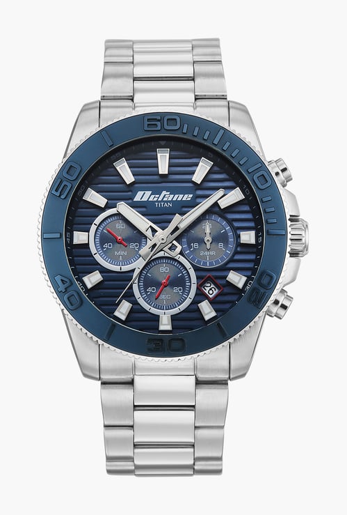 TITAN Octane Gridline Chronograph Watch-90239KM01