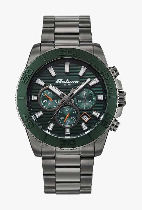 TITAN Octane Gridline Chronograph Watch - 90239KM02