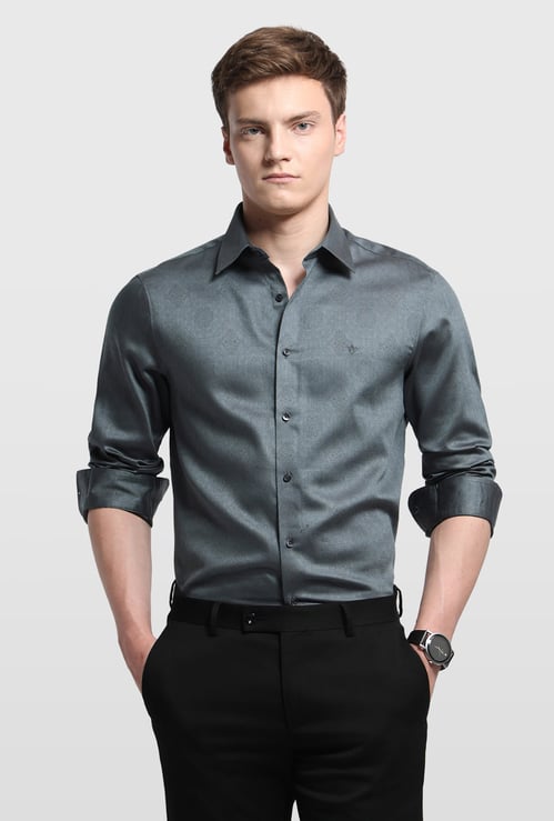 ARROW Textured Slim Fit Formal Shirt