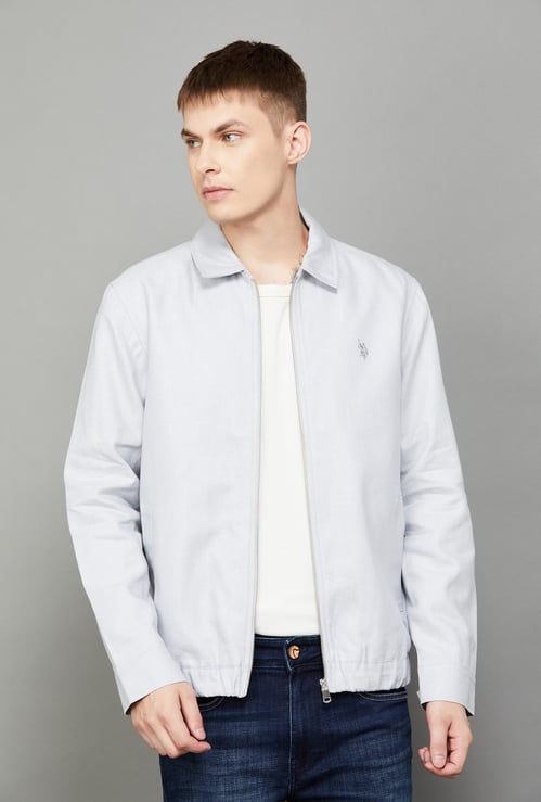 US POLO ASSN Solid Regular Fit Jacket