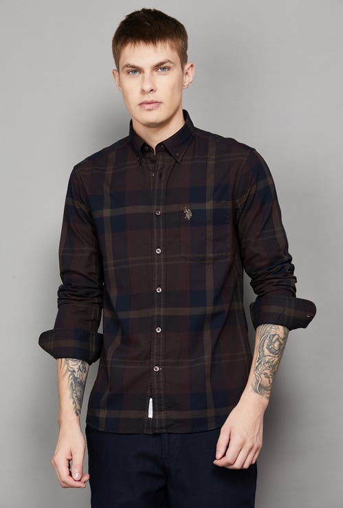 US POLO ASSN Checked Regular Fit Shirt