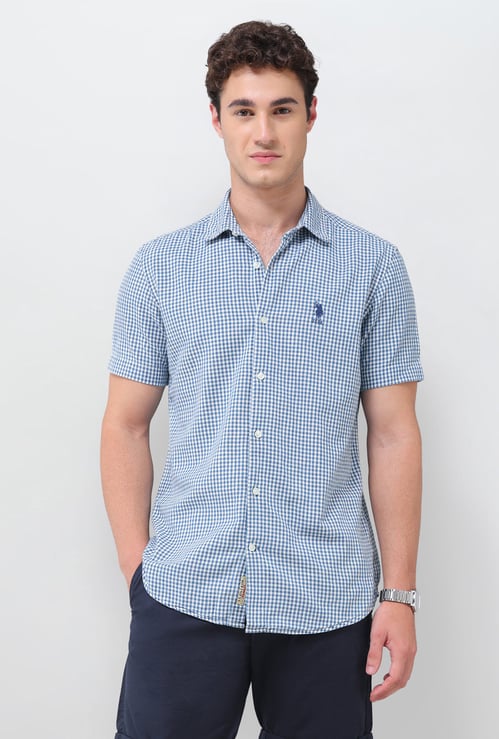 US POLO ASSN Checked Regular Fit Shirt