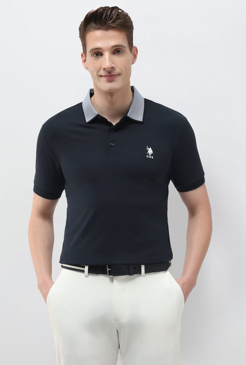 US POLO ASSN Solid Polo T-shirt