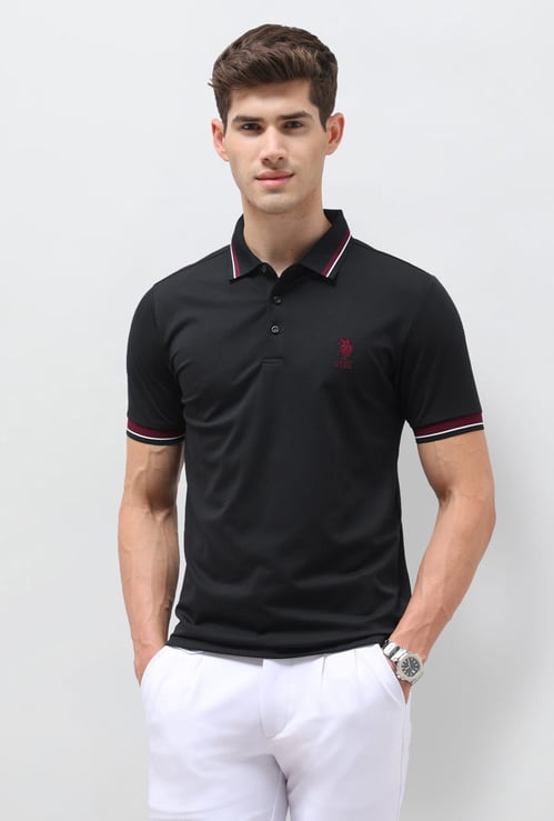 US POLO ASSN Solid Polo T-shirt