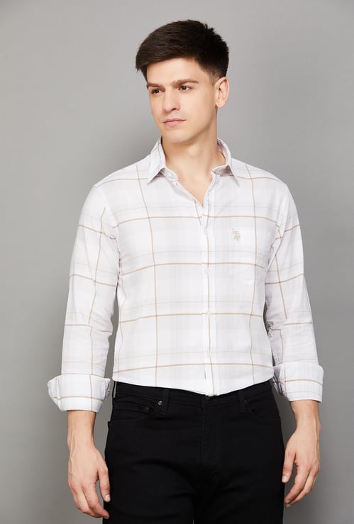 US POLO ASSN Checked Regular Fit Shirt