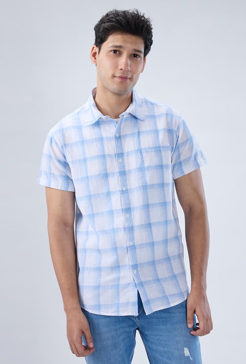 SPYKAR Checked Slim Fit Shirt