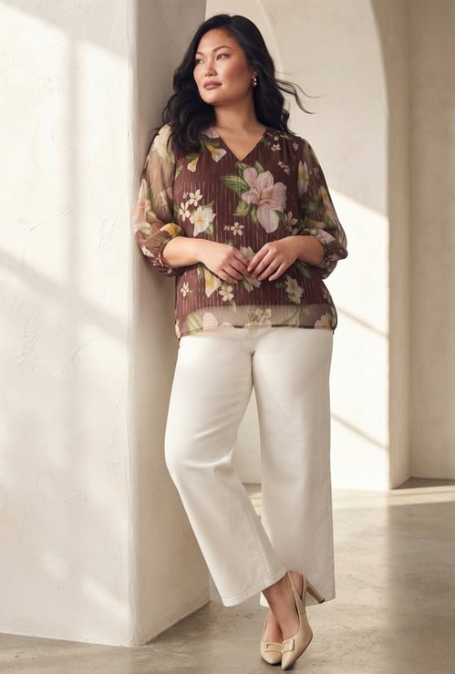 NEXUS Floral Print Top