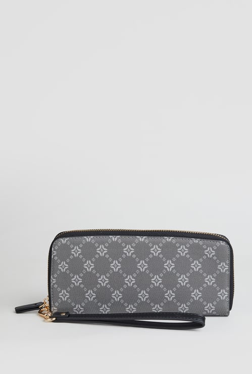 GINGER Patterned Zip-Around Wallet