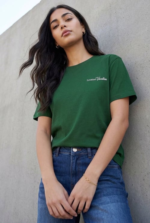 FAME FOREVER Back Print T-shirt