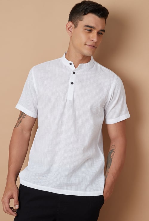 MELANGE Embroidered Short Kurta
