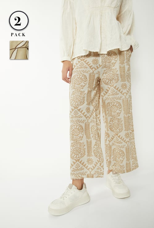 Women Printed Palazzos - Pack of 2