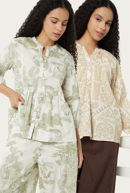 Women Printed Top - Pack of 2