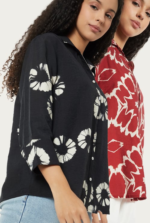 Women Printed Shirt - Pack of 2