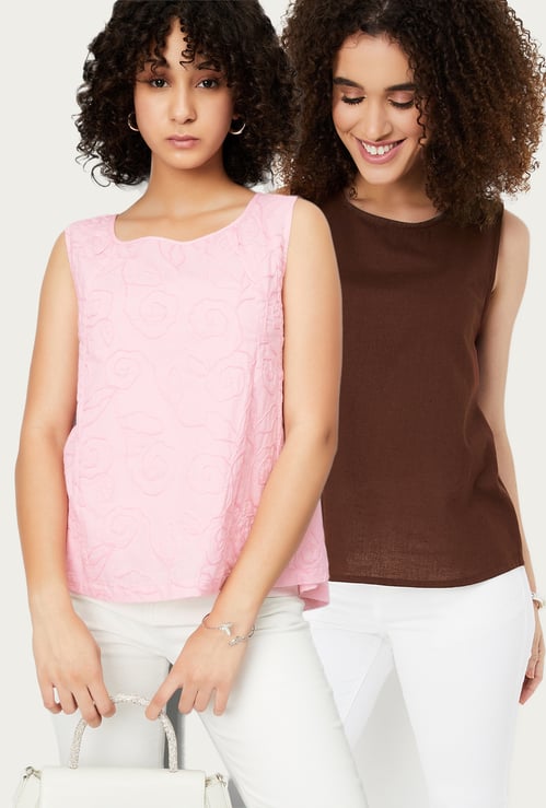Women Assorted Top - Pack of 2