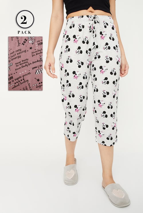 Women Printed Capris - Pack of 2
