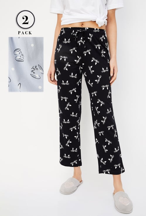 Women Printed Pyjamas - Pack of 2