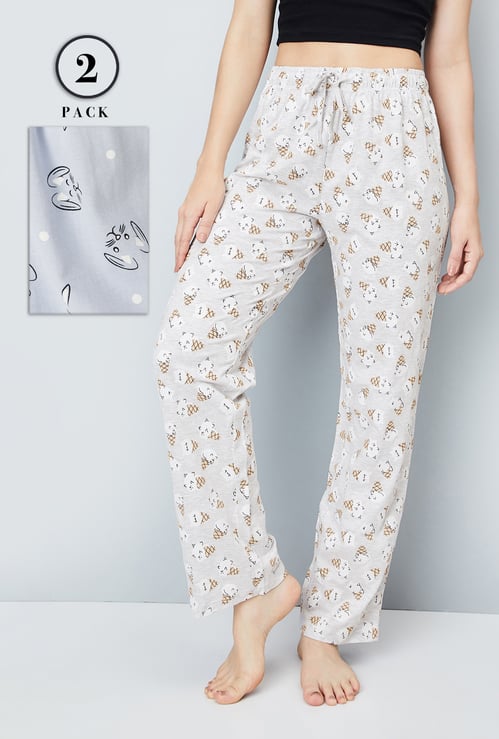 Women Printed Pyjamas - Pack of 2