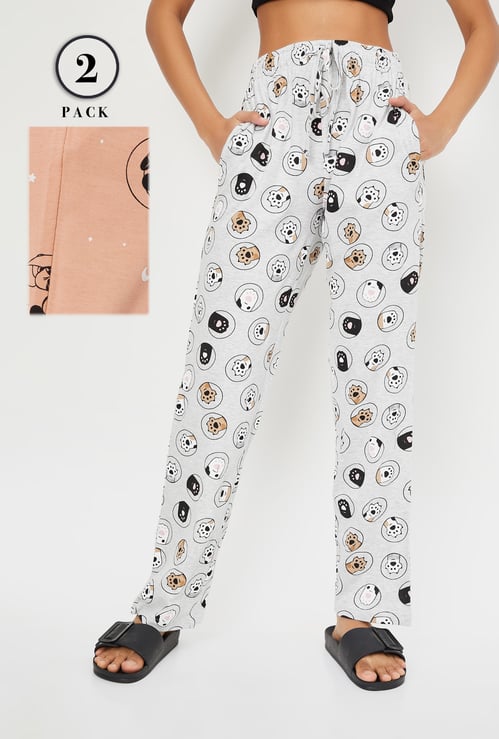 Women Printed Pyjamas - Pack of 2
