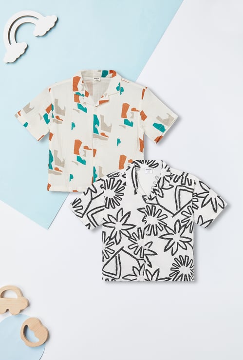 Boys Printed Shirt - Pack of 2
