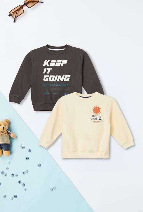 Boys Printed Sweatshirt - Pack of 2